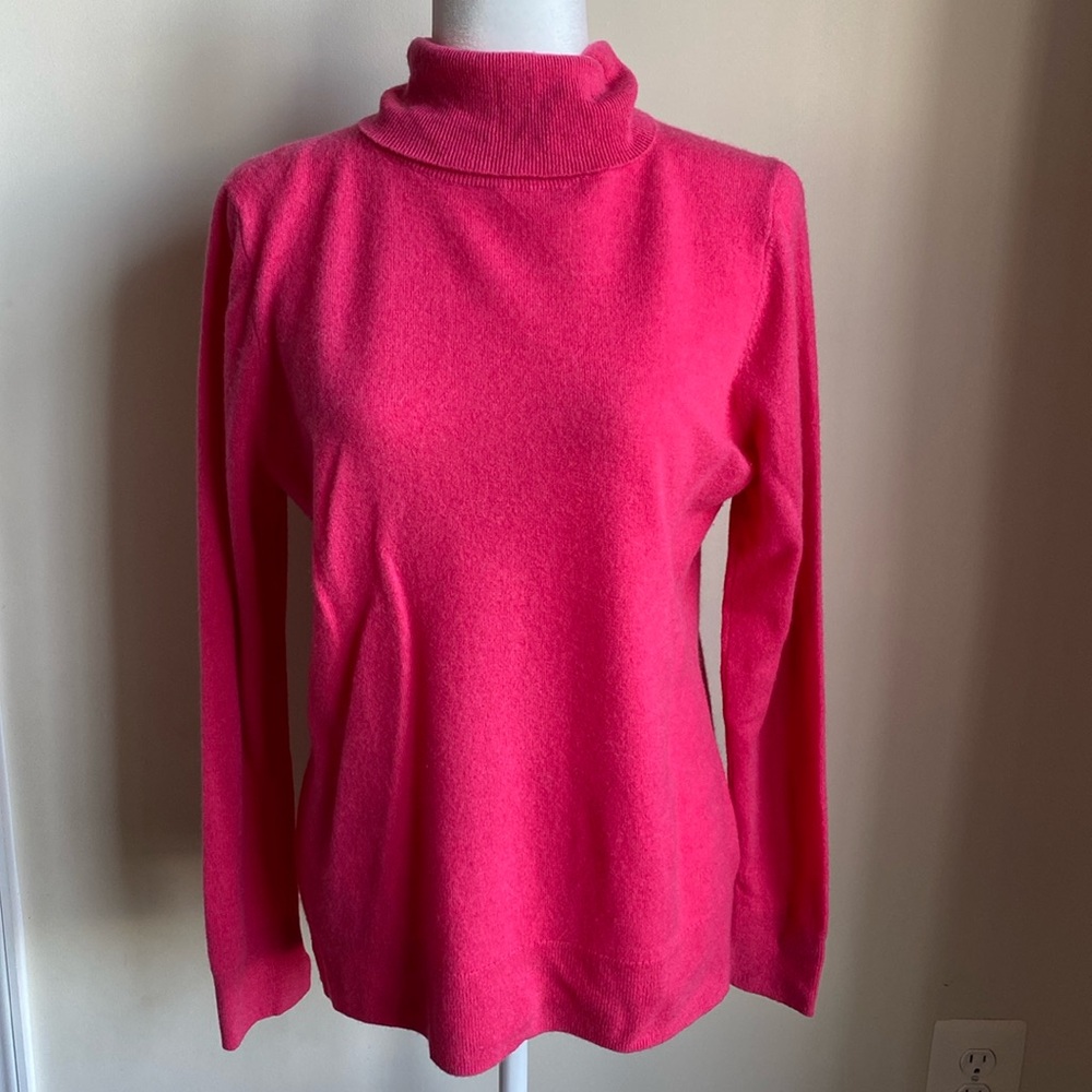 Nordstrom Signature 100% Cashmere Turtleneck Lightweight Sweater